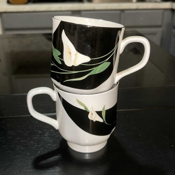Sango Other - Vintage Sango Quadrille 2 Korean Tea Cups
